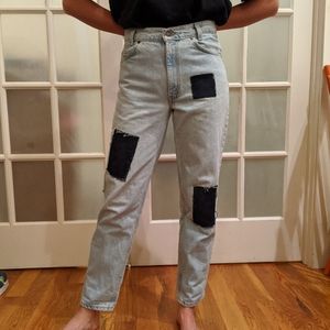 RARE vintage patchwork Levi's orange tab